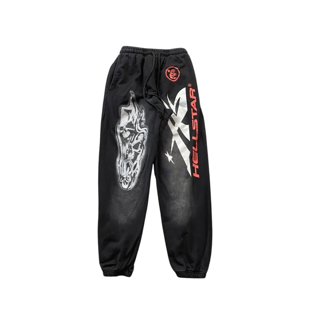 CALÇA HELLSTAR AIRBRUSHED SKULL BLACK