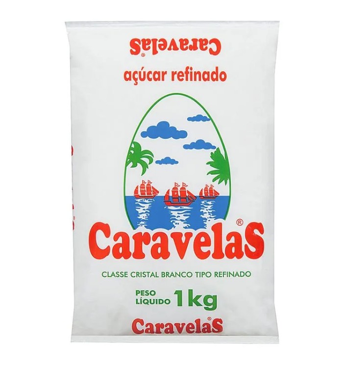 Açúcar Refinado Caravelas 1kg