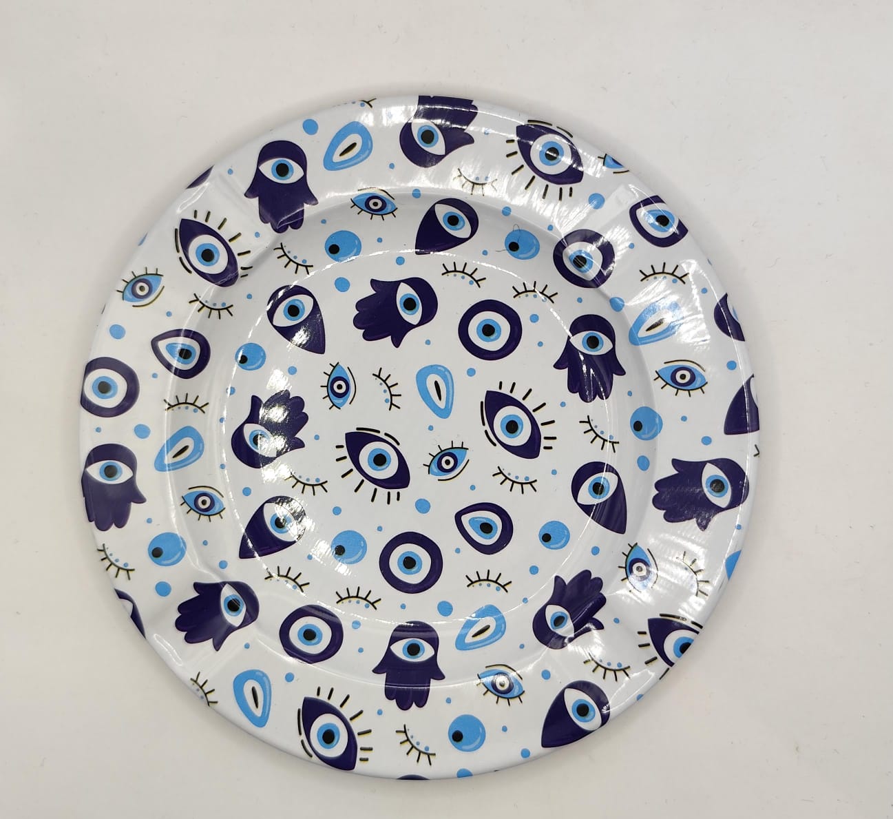 Cinzeiro De Metal Gande - Olho grego