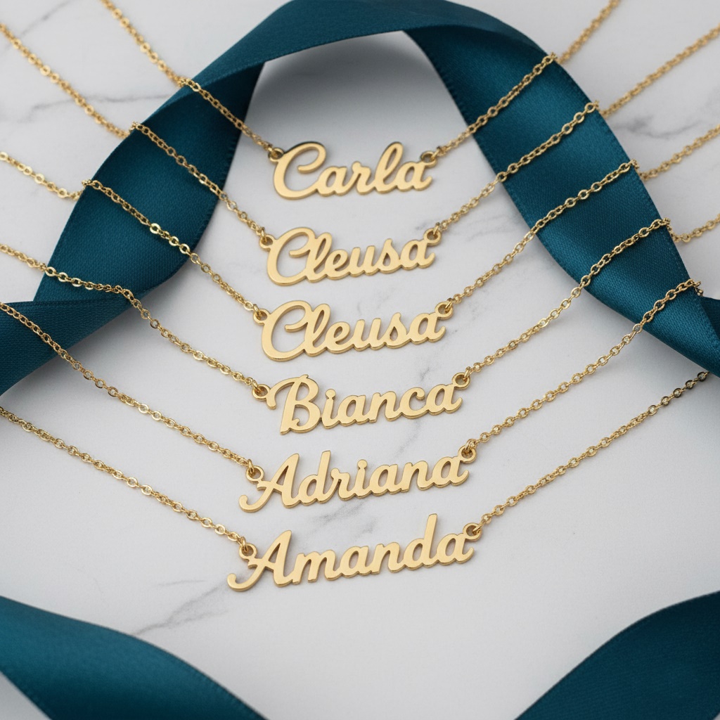 Colar Personalizado com Nome, Escita ou Palavra