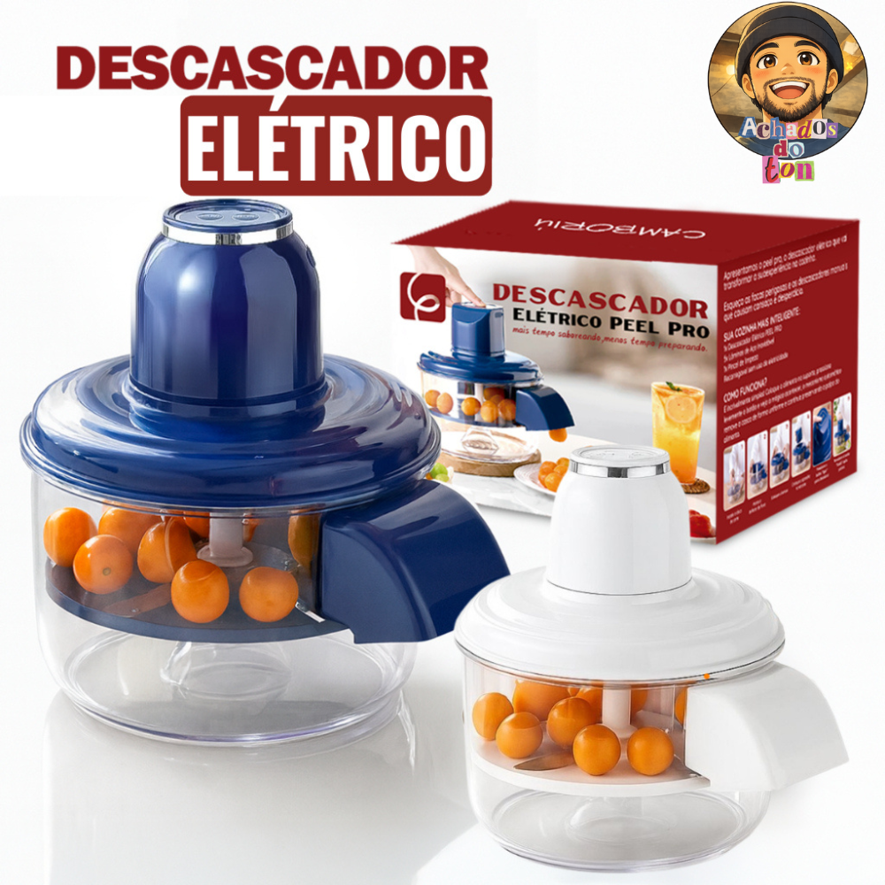 05 - Descascador Elétrico Para Descascar Uvas Frutas Alho Tomate