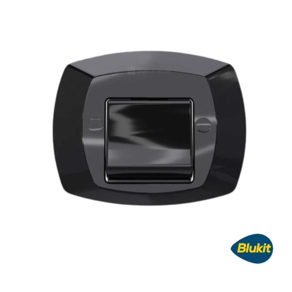 ACABAMENTO ABS BLACK C/ TECLA P/ VALVULA DESCARGA DOCOL - MARCA BLUKIT