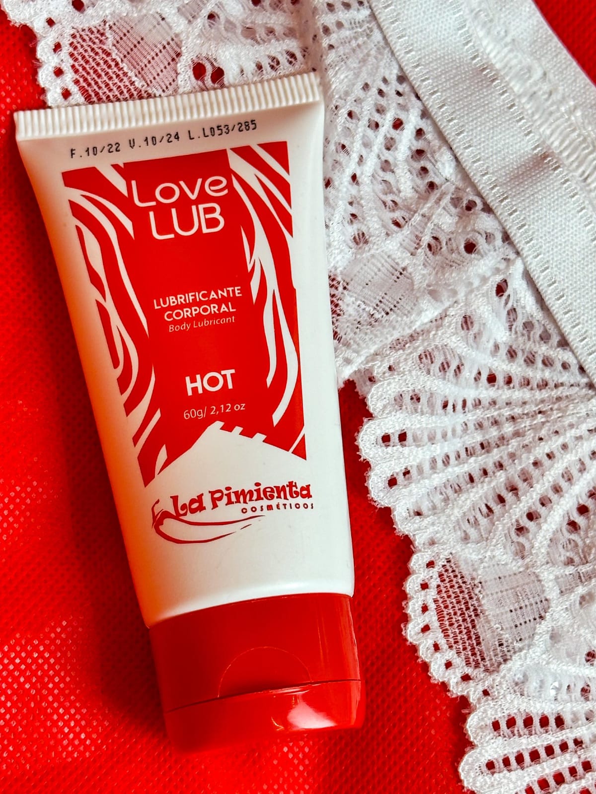 Lubrificante íntimo hot (esquenta) Love lub 60g - La Pimienta