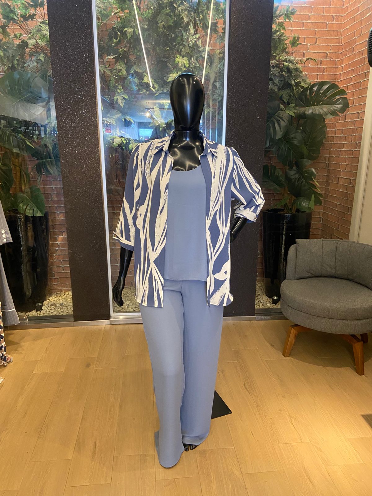 Conjunto feminino de 03 peças - TAM G