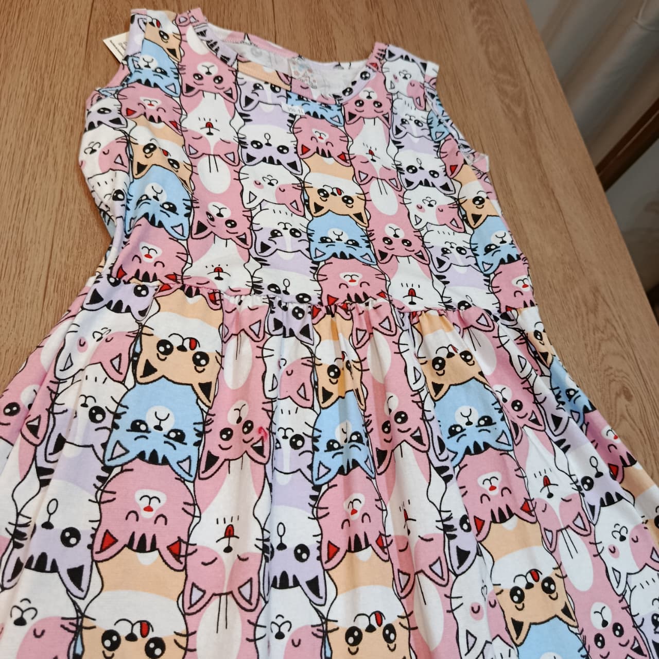 Vestido Estampa Pets Coloridos