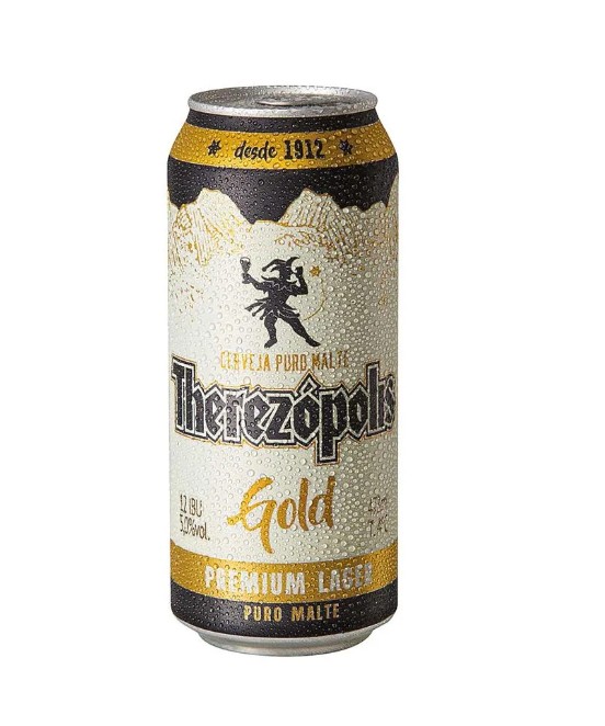 Cerveja Therezópolis Gold Premium Lager Lata 473ml