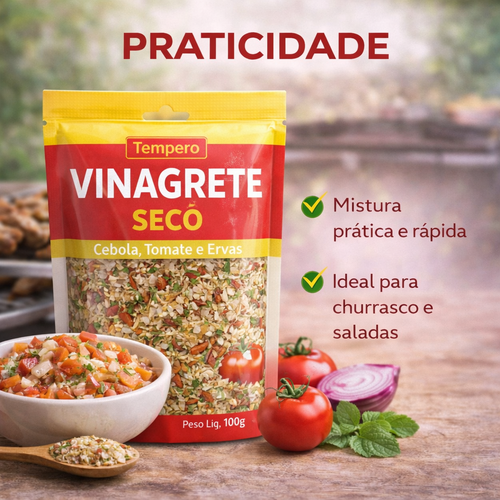 Tempero Vinagrete Seco