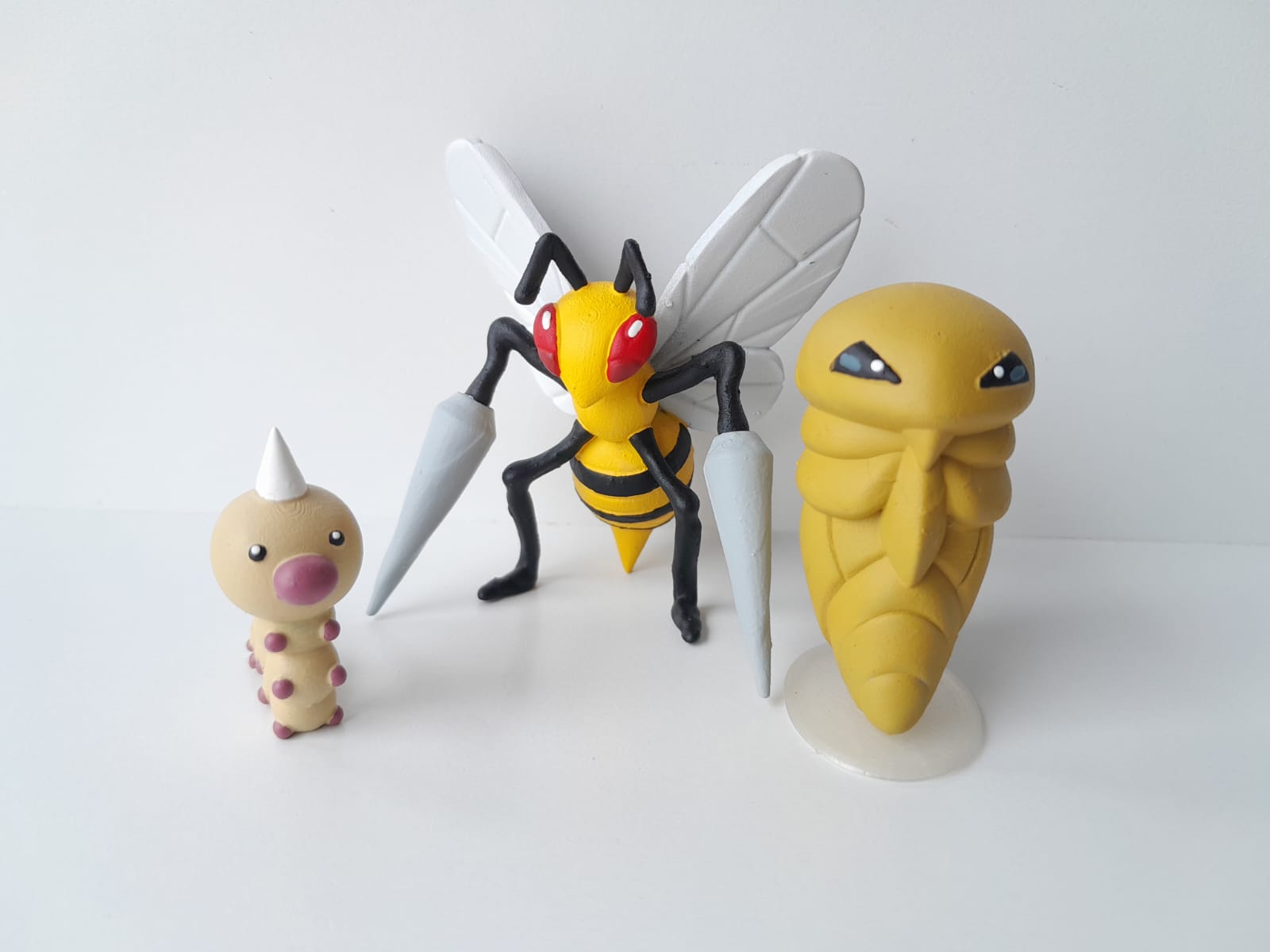 Weedle, Kakuna e Beedrill - Pokémon Impressão 3D