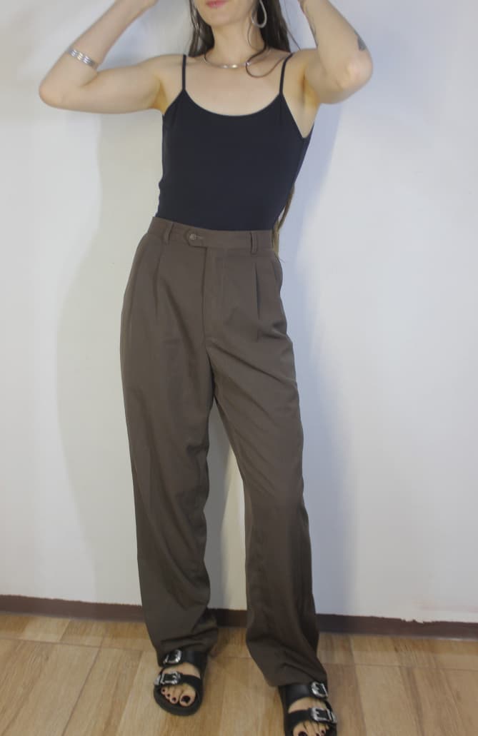 CALÇA ALFAIATARIA MARROM