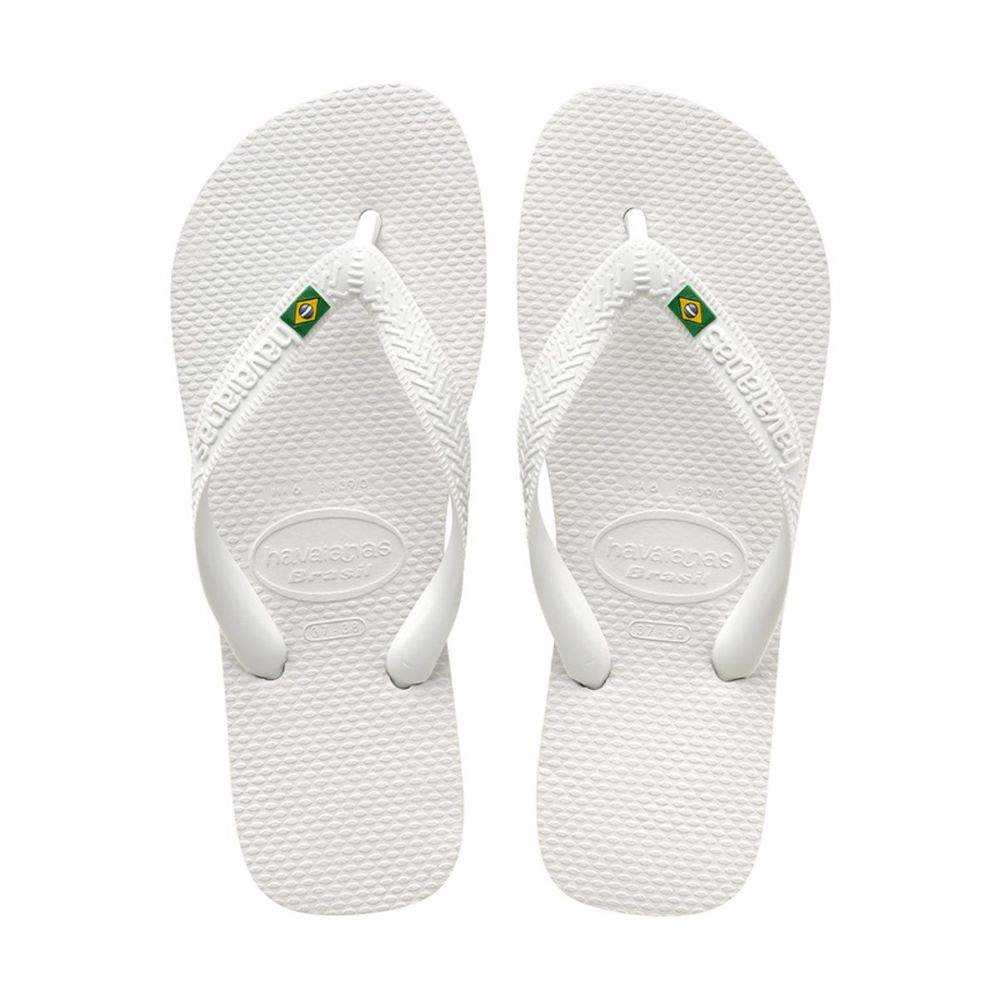Chinelo Havaianas Brasil White