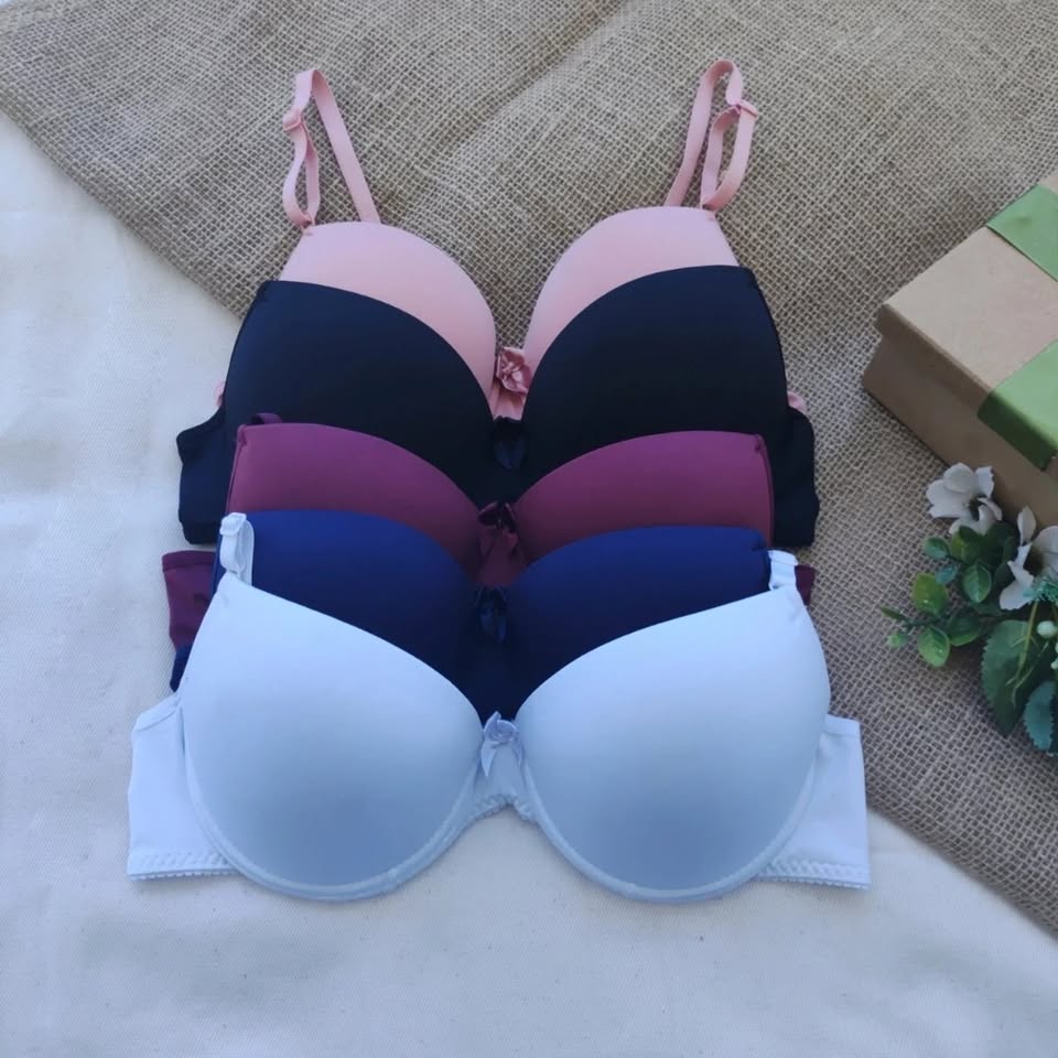 Kit C/4 Sutiã Básico Com Bojo Do P Ao Gg Direto da Fábrica