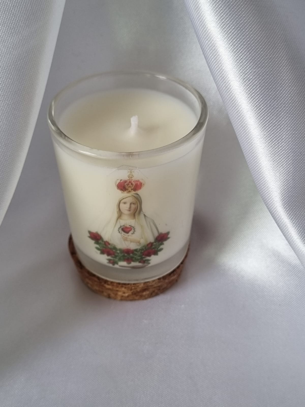 Vela Aromática Nossa Senhora de Fátima   70g - Vela prefumada, essencia premium da sua escolha