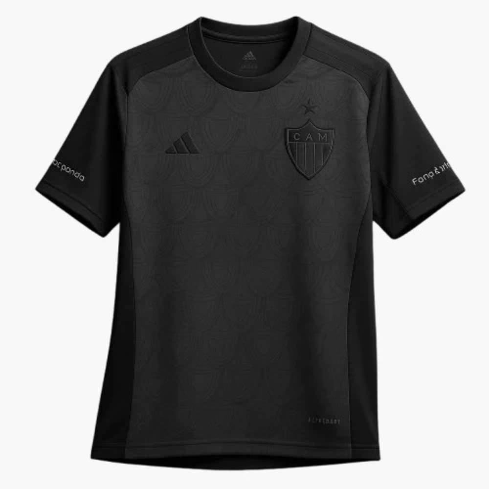 Camisa Atlético Mineiro All Black 2025/26 Torcedor Masculina