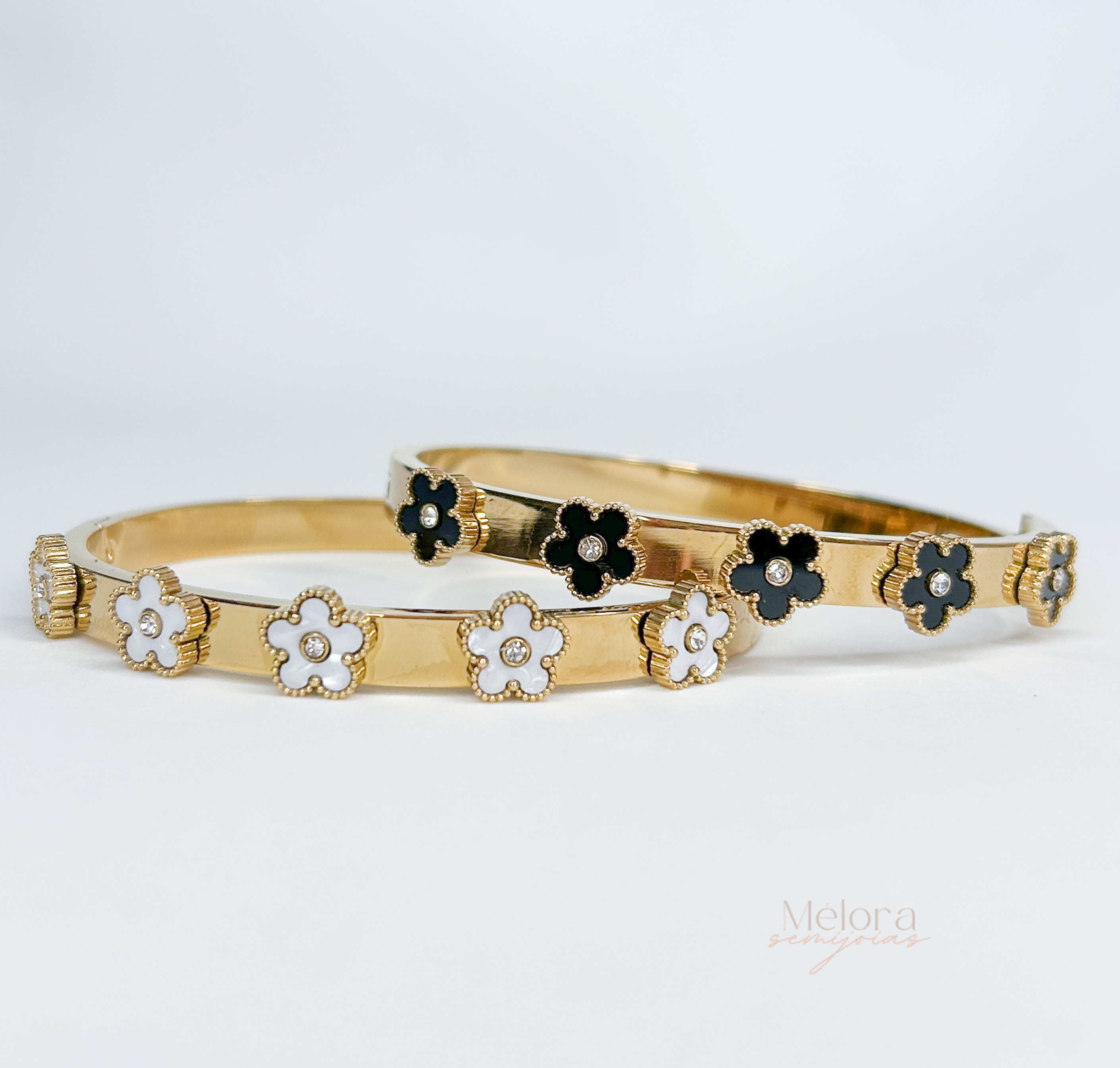 Bracelete Garden em Aço Inoxidável - Inspiração Alta Joalheria