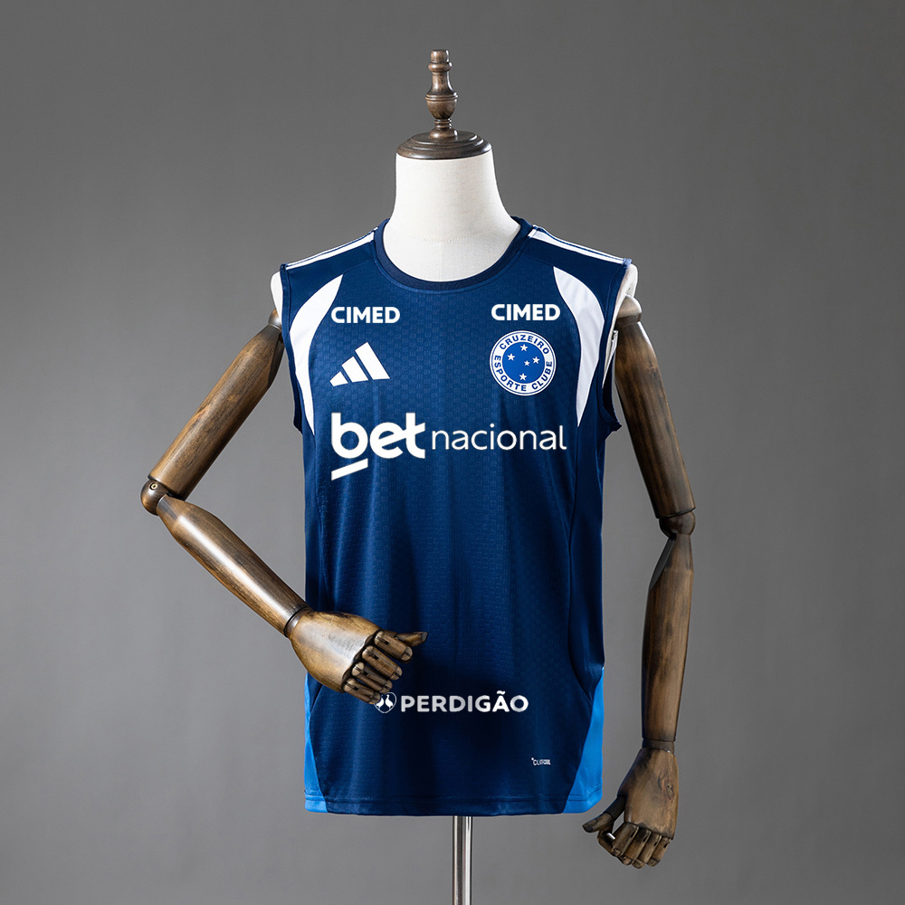 Camiseta Regata Cruzeiro Treino Com Patrocínio I 2026