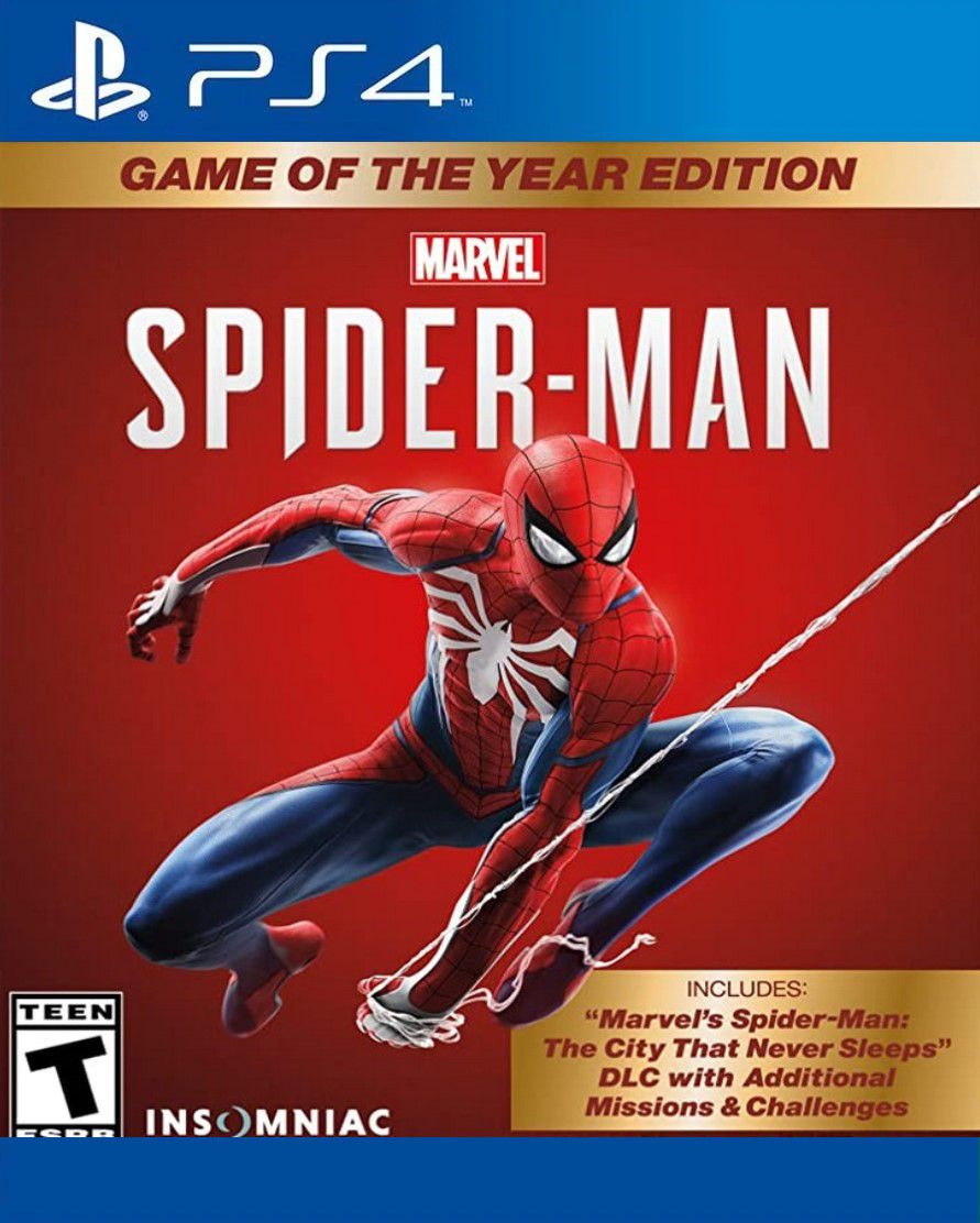 Marvel's Spider-Man Game of the Year Edition PS4 Midia Digital