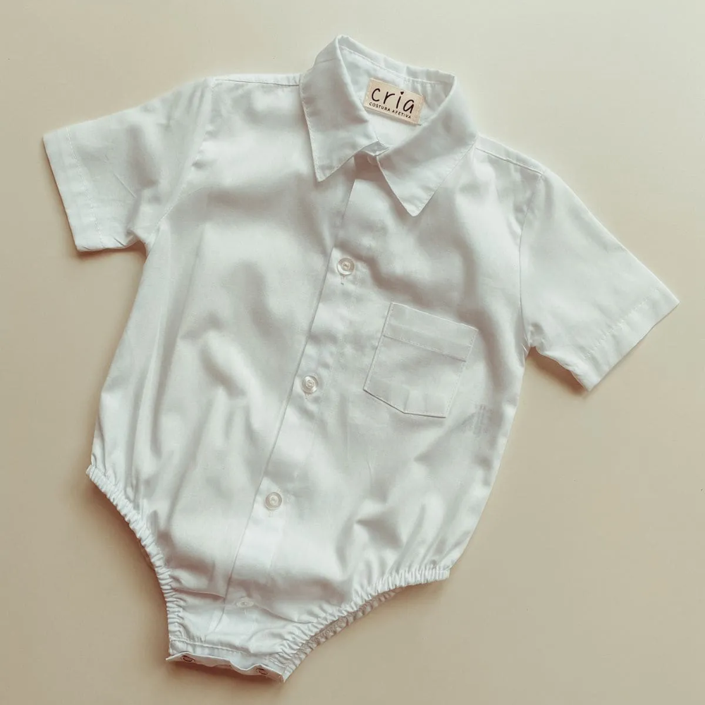 Body Roda Peão Branco