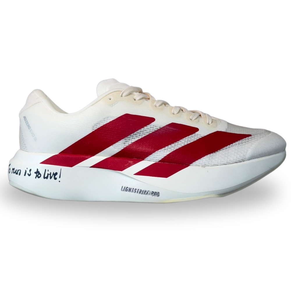 Adidas Adizero Evo SL - Bege/Vermelho