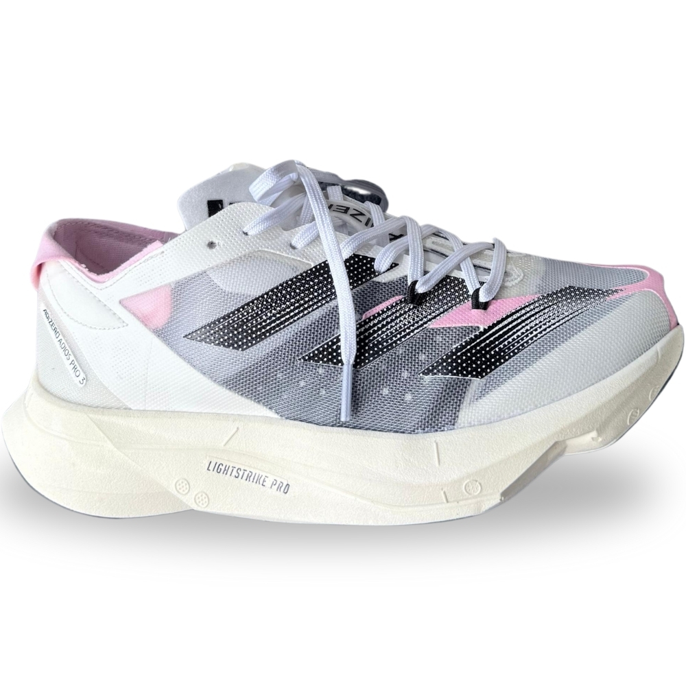 Adidas Adizero Pro 3 Pulse - Branco/Cinza/Rosa