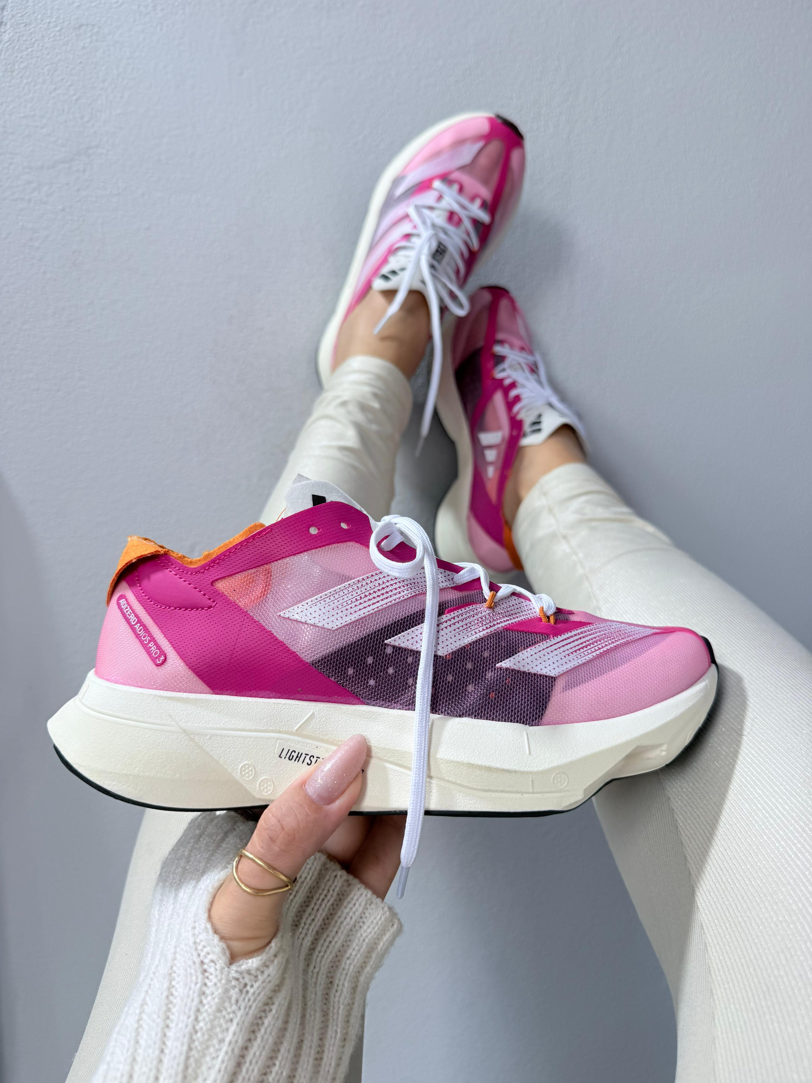 Tênis Adi.zero Adios 3 Pink