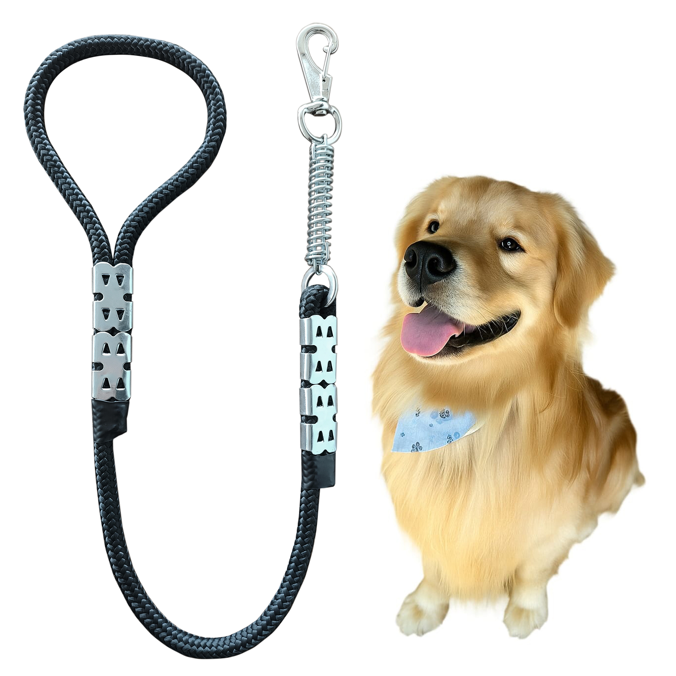 Guia Resistente de 1 Metro Para Cachorros de até 60 kilos.