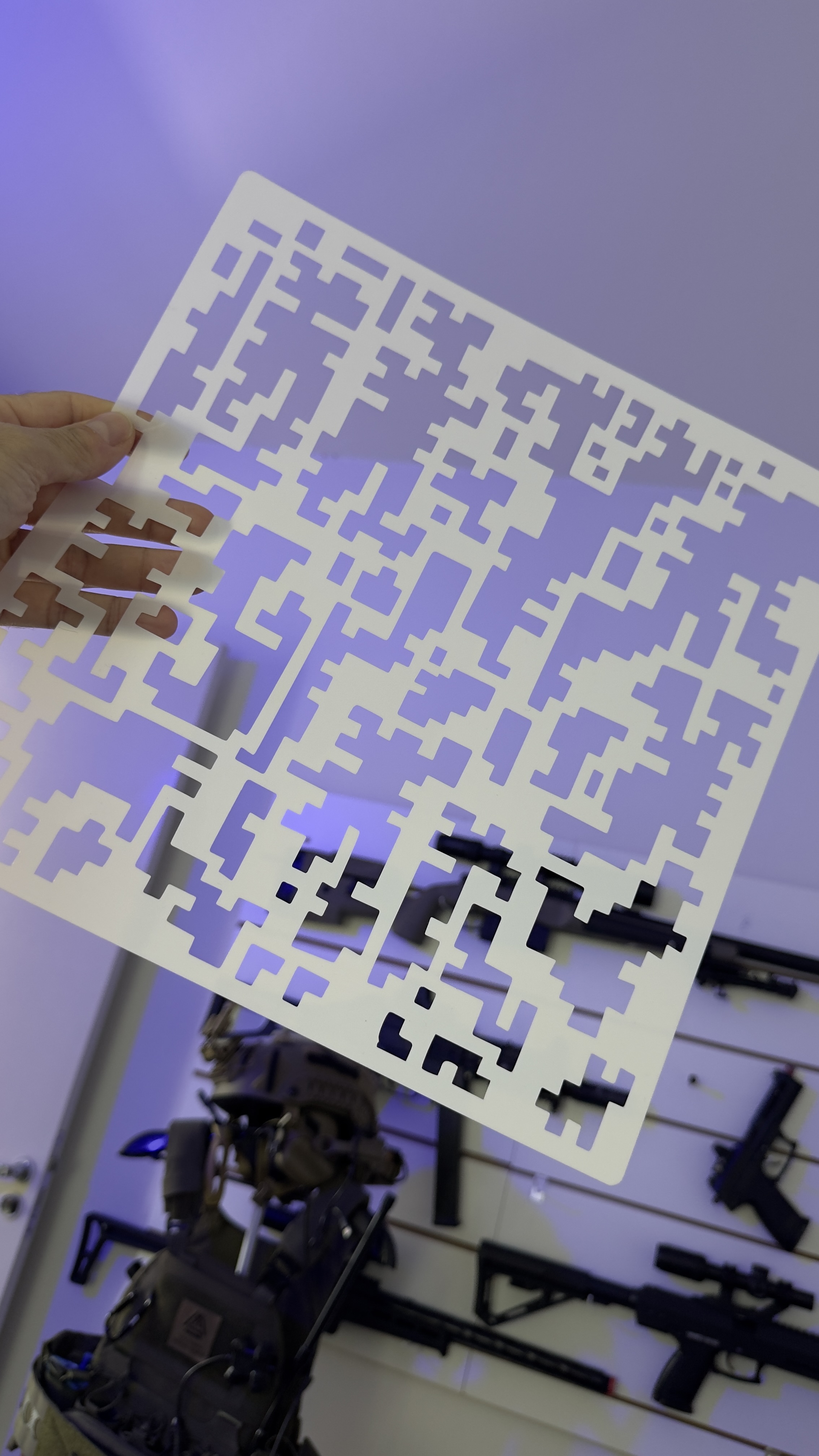 Gabarito para pintura personalizada