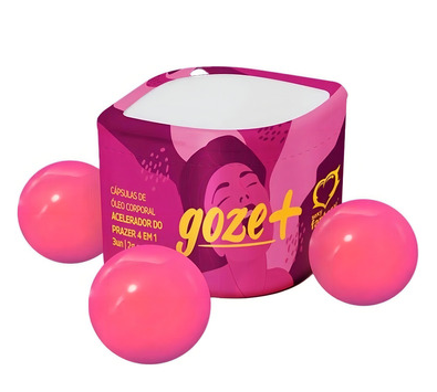 GOZE MAIS CAPSULA ACELERADOR DO PRAZER 3 UNIDADES