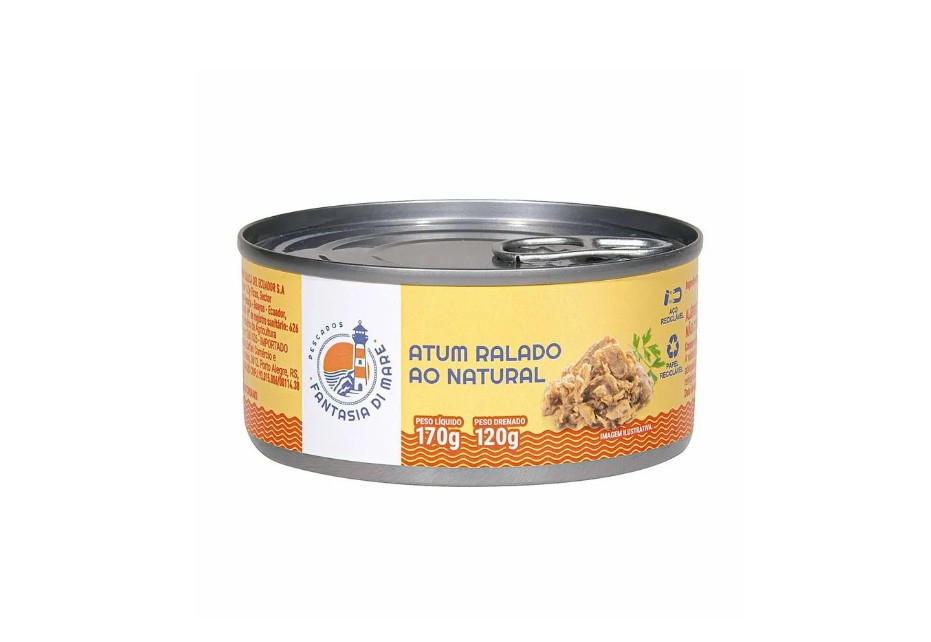 Atum Ralado ao Natural Fantasia Di Mare 170g