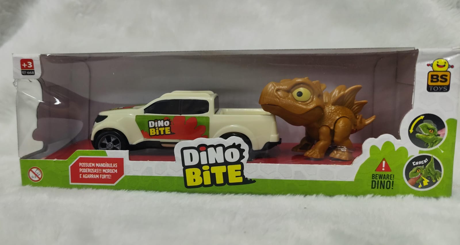 Kit Dino Bite: Caminhonete + Dinossauro
