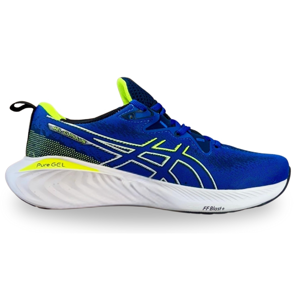 ASICS Pure Gel Azul Marinho/ VerdeLimão