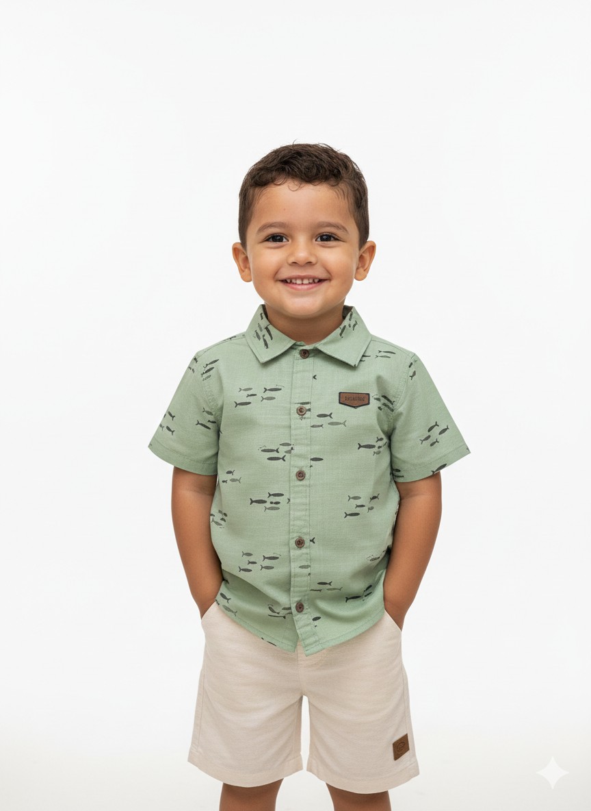 Conjunto Infantil Masculino Verano Mundi