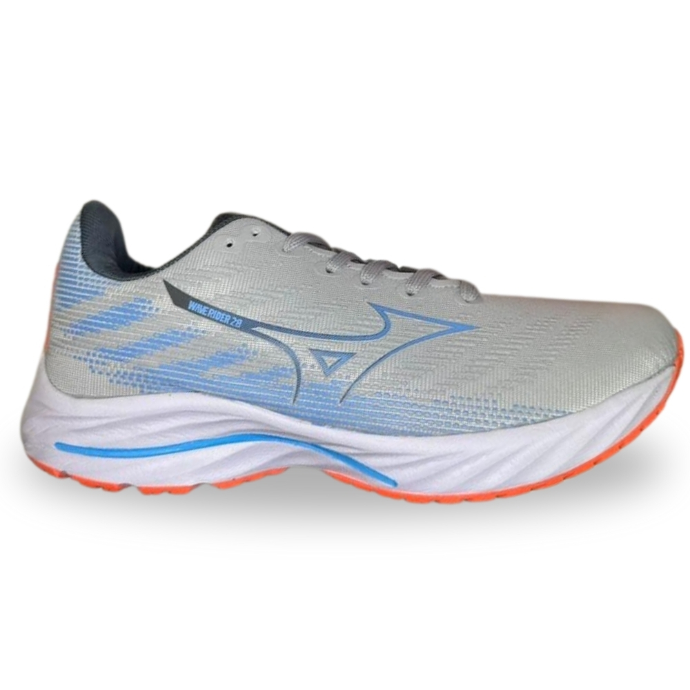 Mizuno Wave Rider 28 Prime Cinza/Azul