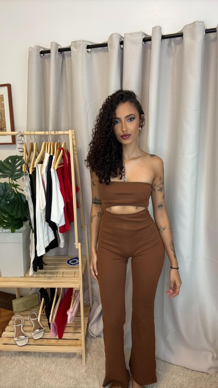 Macacão Tomara que Caia   Noir