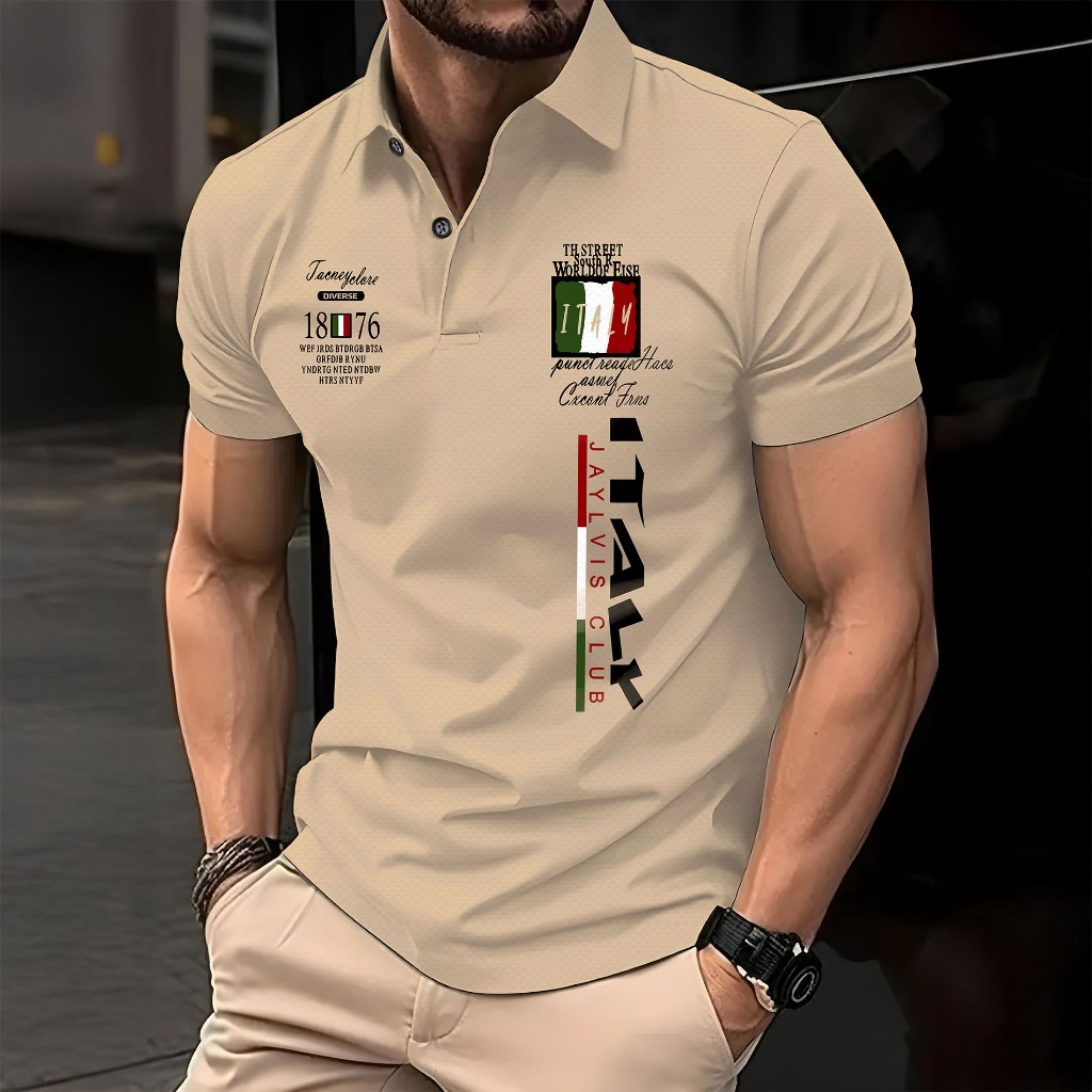 Camisa Polo Italy Manfinity Piquet