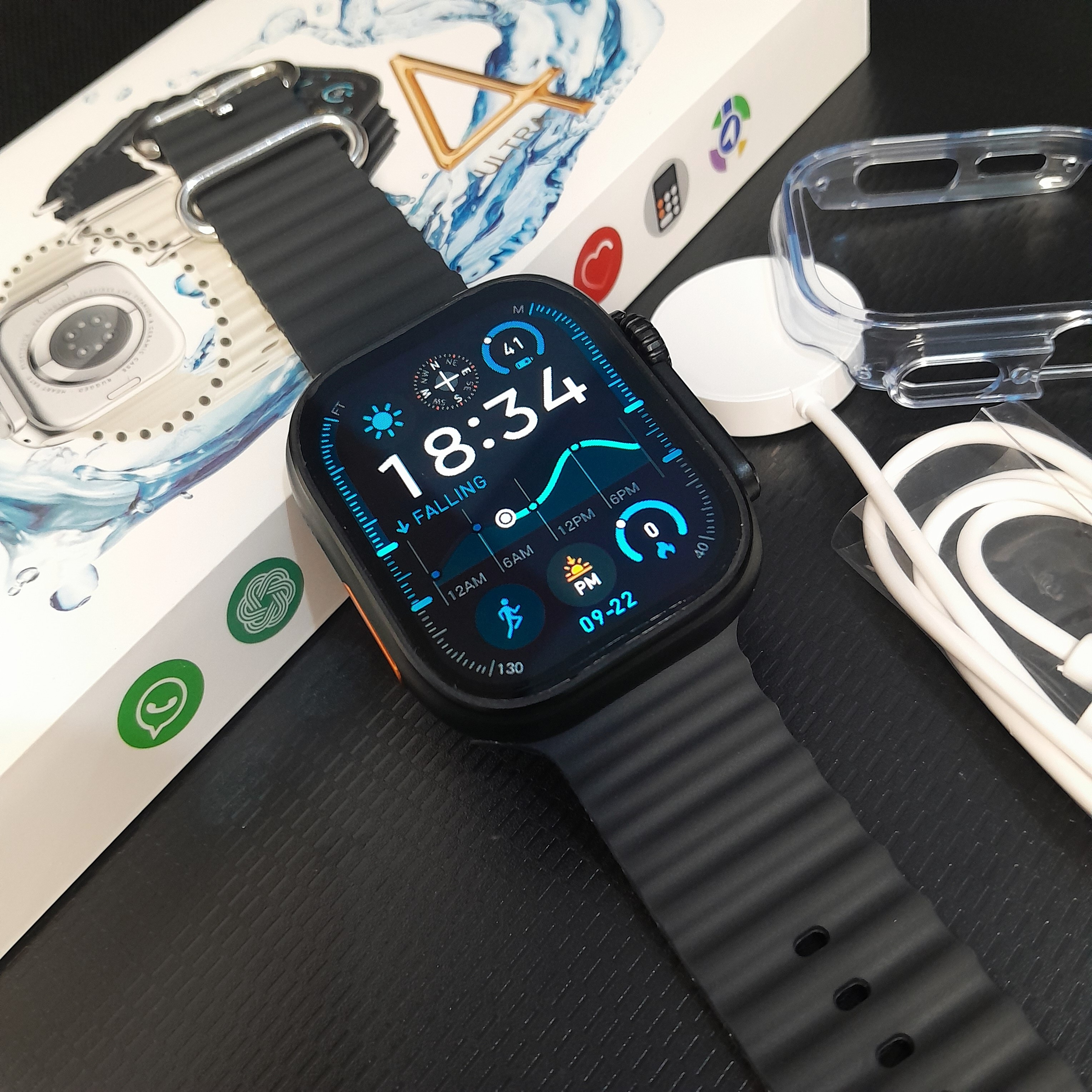 Smartwatch U4 Ultra 49mm Série 10 Chat GPT Processador JL7012F6  Dual Core Proteção IP68