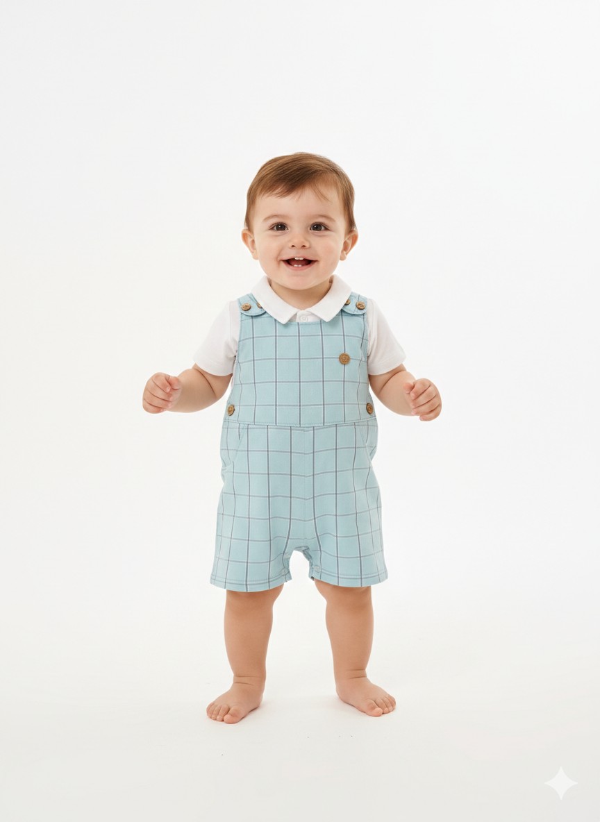 Jardineira Com Body Growup