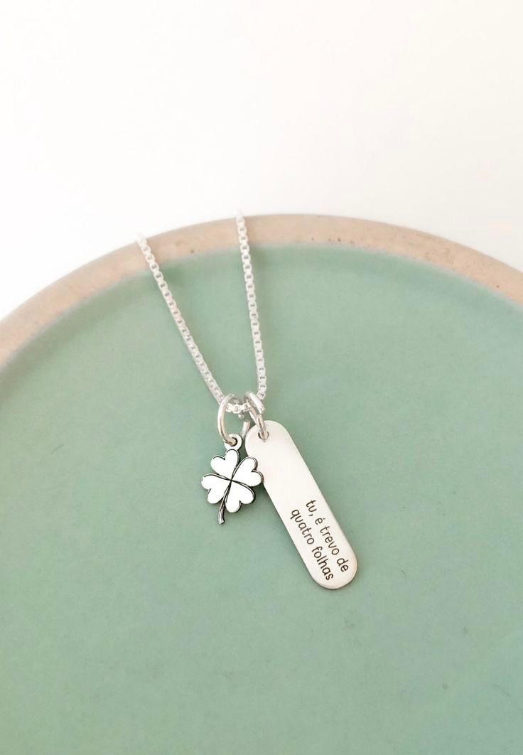 Colar Sou Sua Sorte I Prata 950