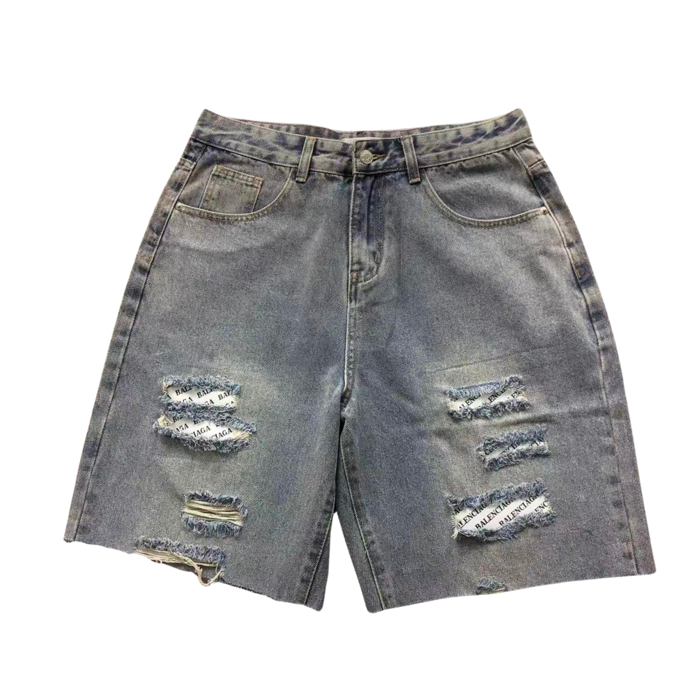 BERMUDA BALENCIAGA JEANS ITALY BB GRAY