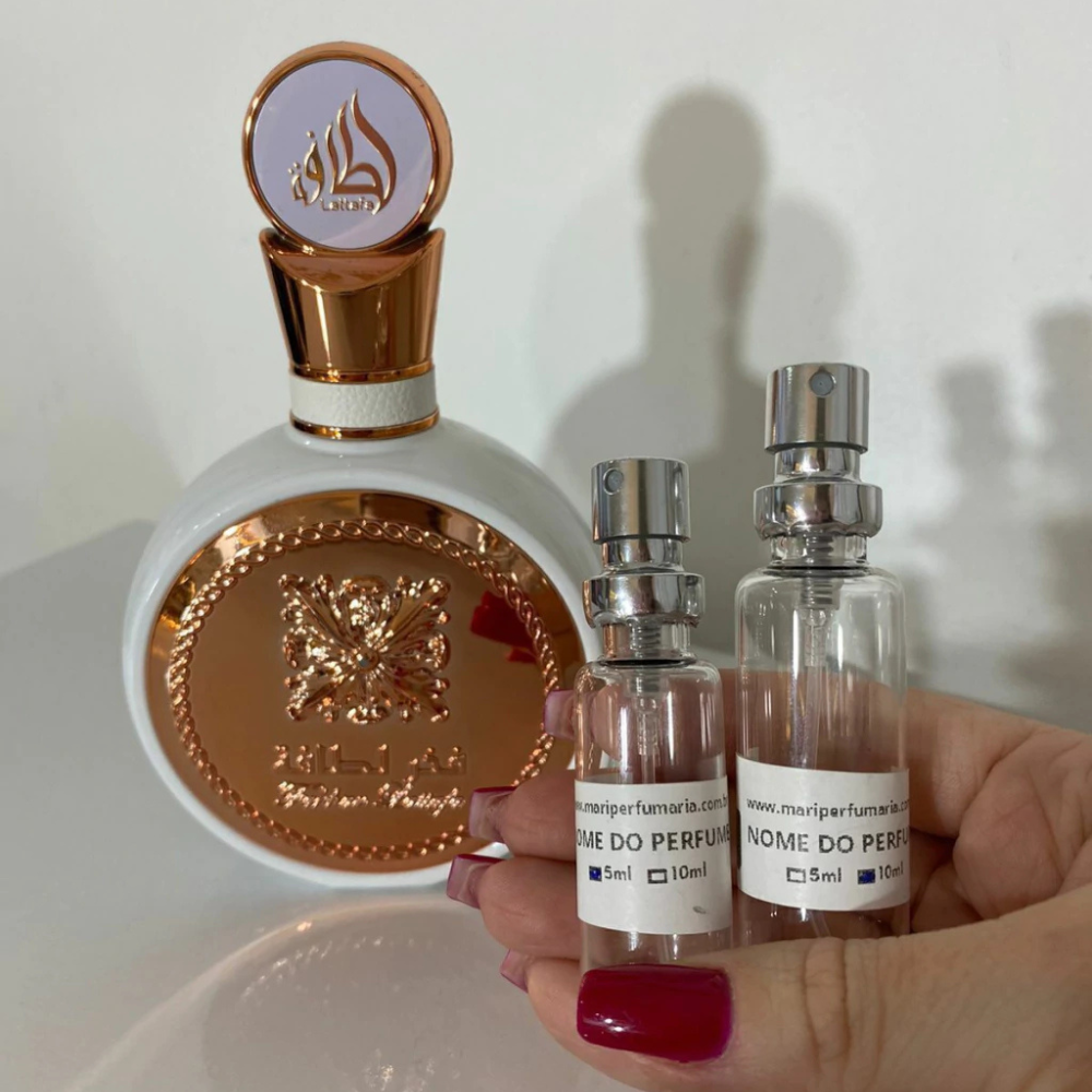 DECANT PERFUME ÁRABE FEMININO- FAKHAR ROSE- LATTAFA- EAU DE PARFUM (INSPIRADO L'INTERDIT)