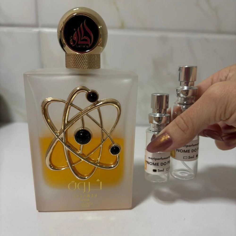 DECANT PERFUME ÁRABE FEMININO- Tharwah Gold da Lattafa - EAU DE PARFUM - REF. OLFATIVA LIBRE INTENSE