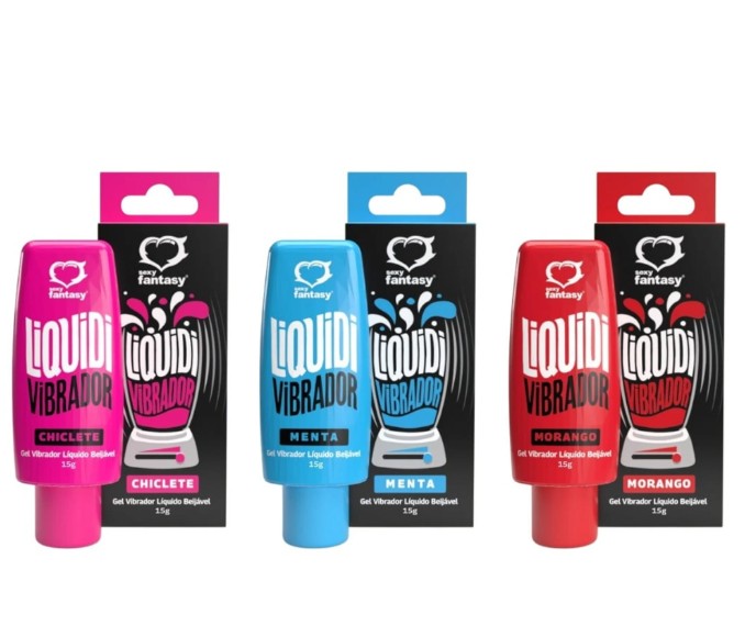 Liquidi Vibrador Gel Vibrador Líquido Beijável 15G Sexy Fantasy