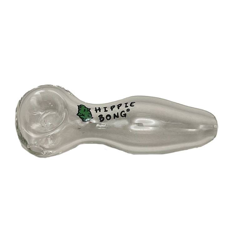 Pipe de Vidro Hippie Bong Transparente