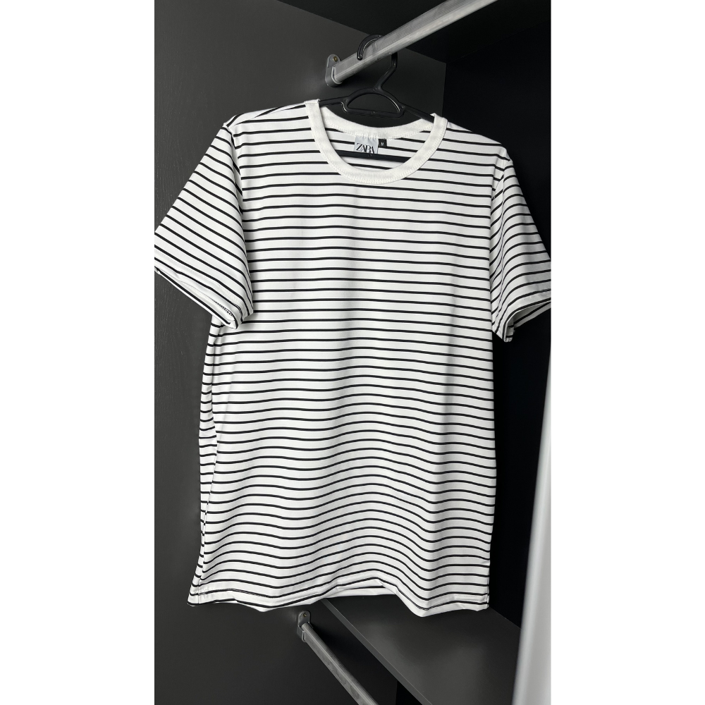 Camisa Listrada Zara Branca