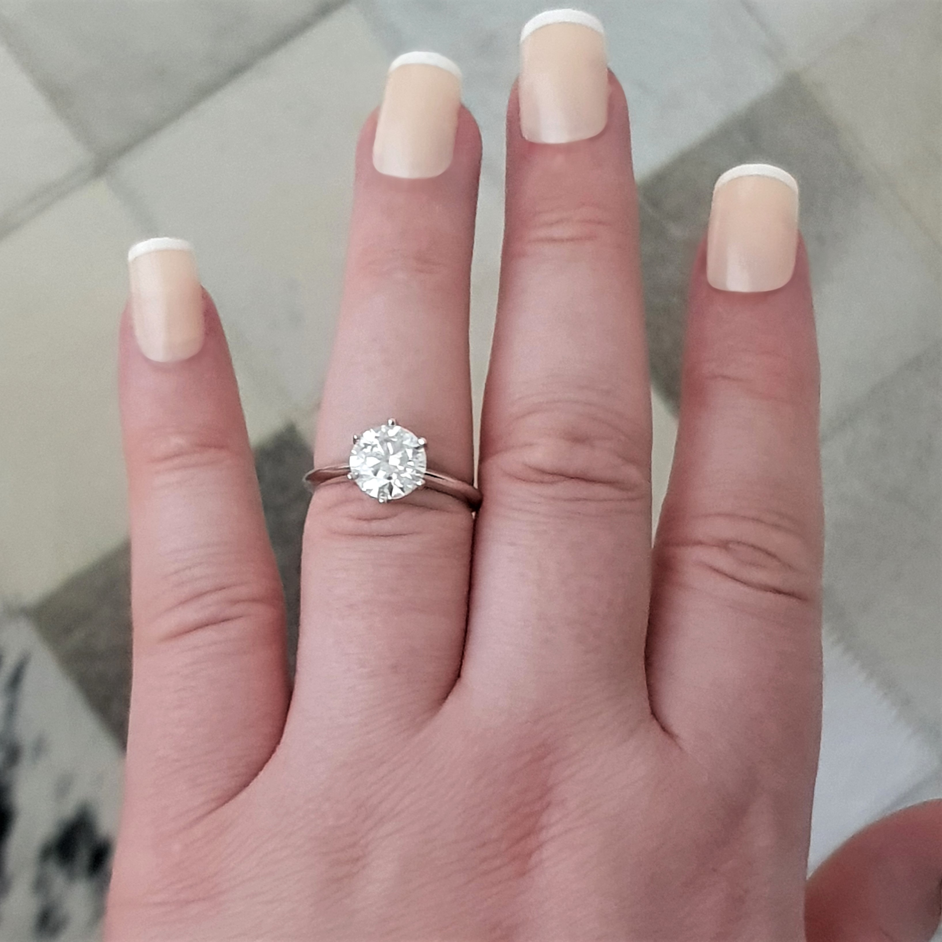 Anel Solitário Com Moissanite De 3.0 Quilates #a22