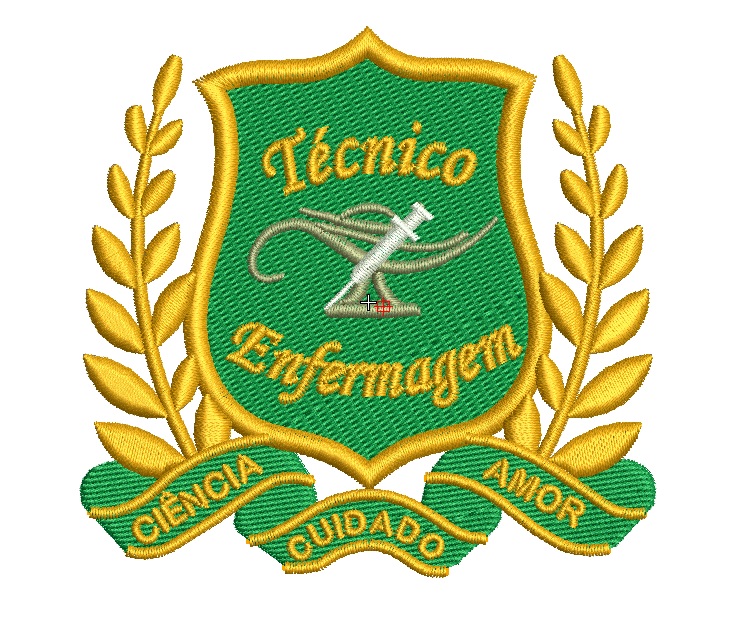 Matriz Bordado Brasão Tecnino Enfermagem