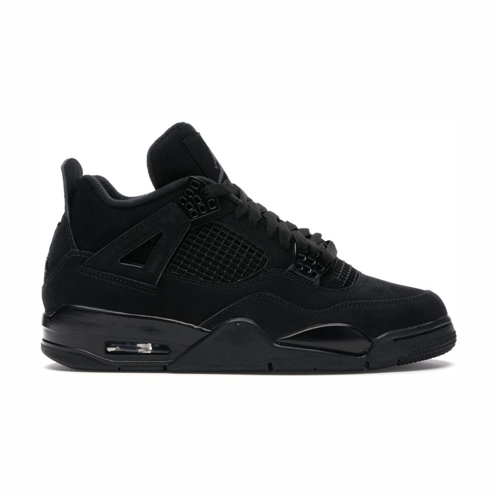 Air Jordan 4 'Black Cat' Preto e Preto