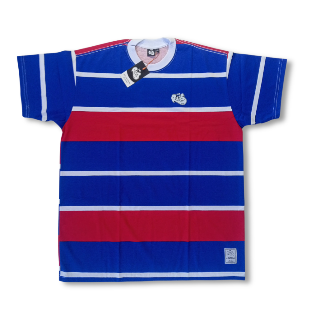 Camiseta listrada blue & red