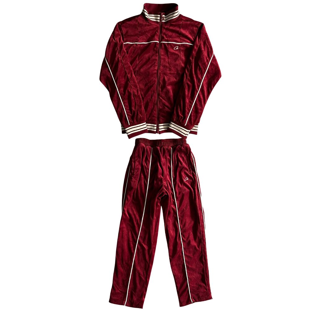 CONJUNTO CORTEIZ VELOUR AMG RED