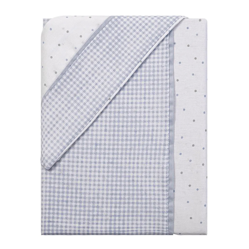 JG LENCOL BERCO AMERICANO 3PÇS XADREZ BABYJOY