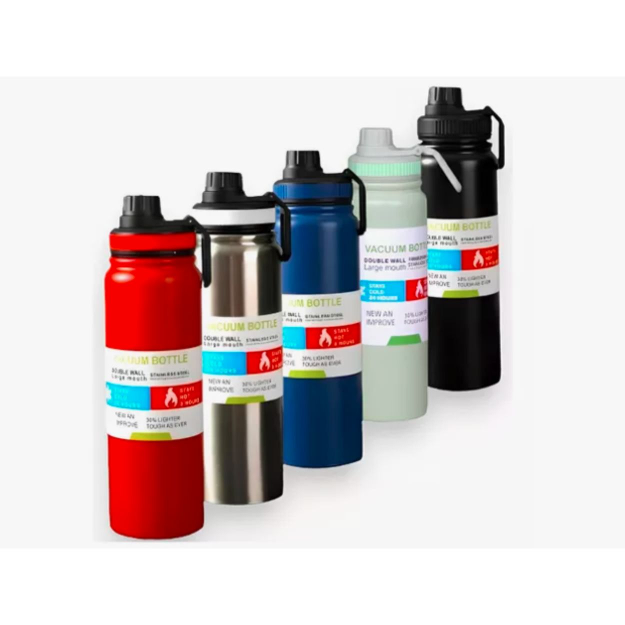 Garrafa Térmica 800ml   Espacial Quente & Frio com Isolamento Premium